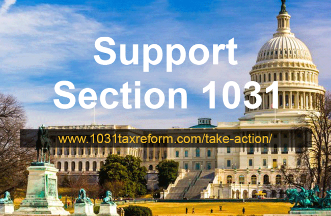 Support Section 1031 Like-Kind Exchanges