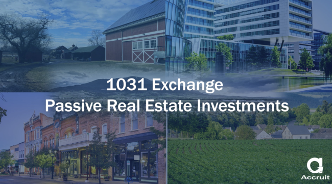 Video: 1031 Exchange Passive Real Estate Investments