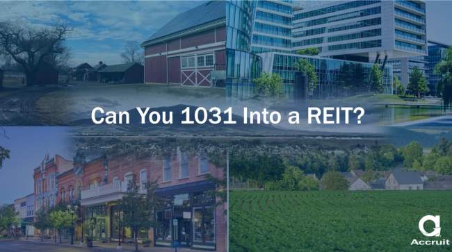 Video: Can You 1031 Into a REIT?