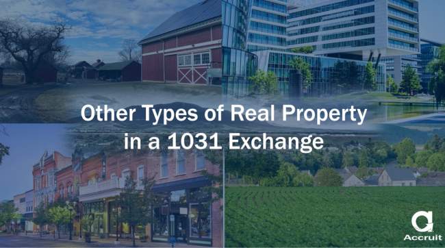 Video: Other Types of Real Property in a 1031 Exchange